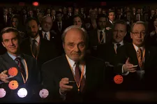 Bill Kavish (Dan Stevens), Jo Wilf (Harris Yulin), Rabbi Blumenthal (Steve Buscemi): "Well, every fairy tale has a ball."